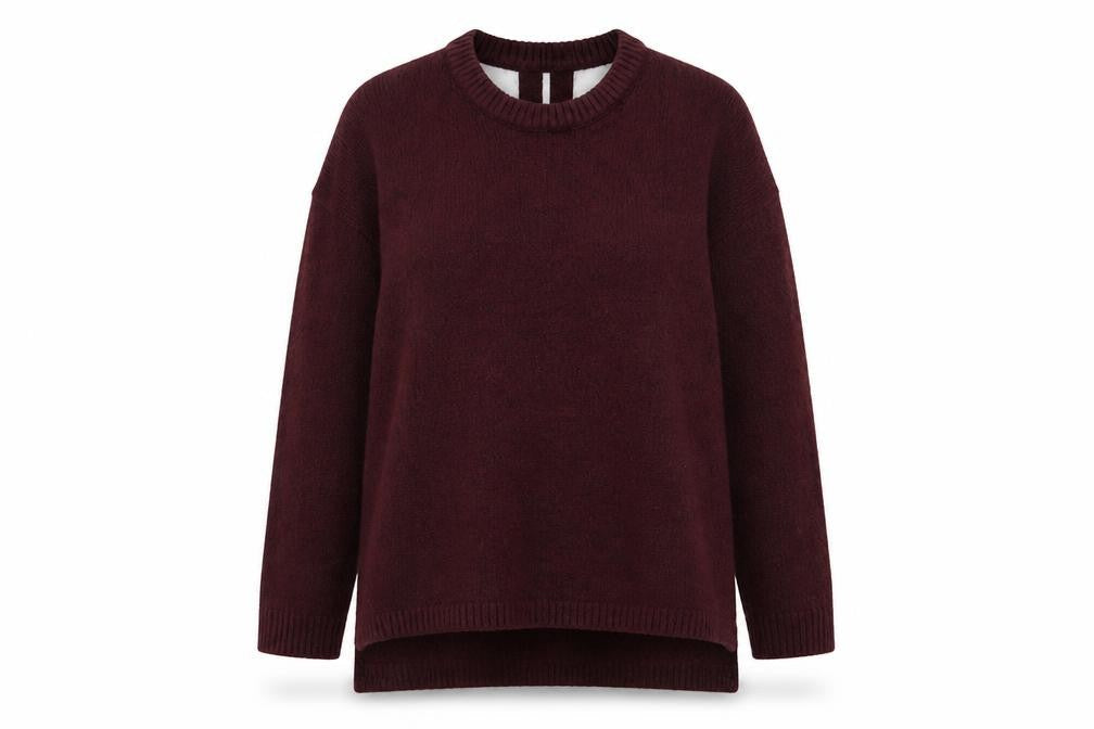 Primark Womens Purple Round Neck Acrylic Pullover Jumper Size M
