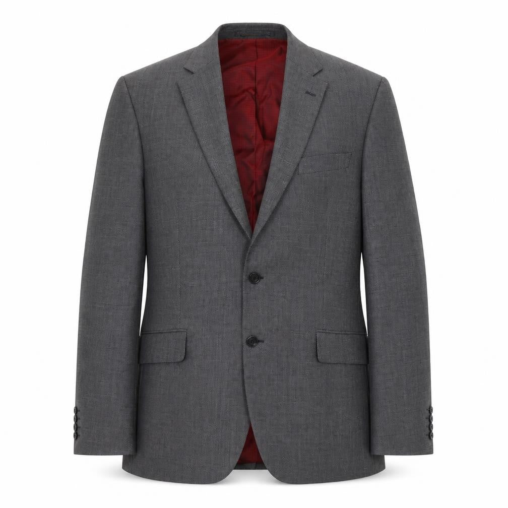 Marks & Spencer Mens Grey Wool Jacket Suit Jacket Size L