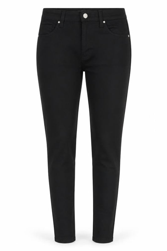 Denim&co Womens Black Cotton Skinny Jeans Size 10 L28 in Regular Button