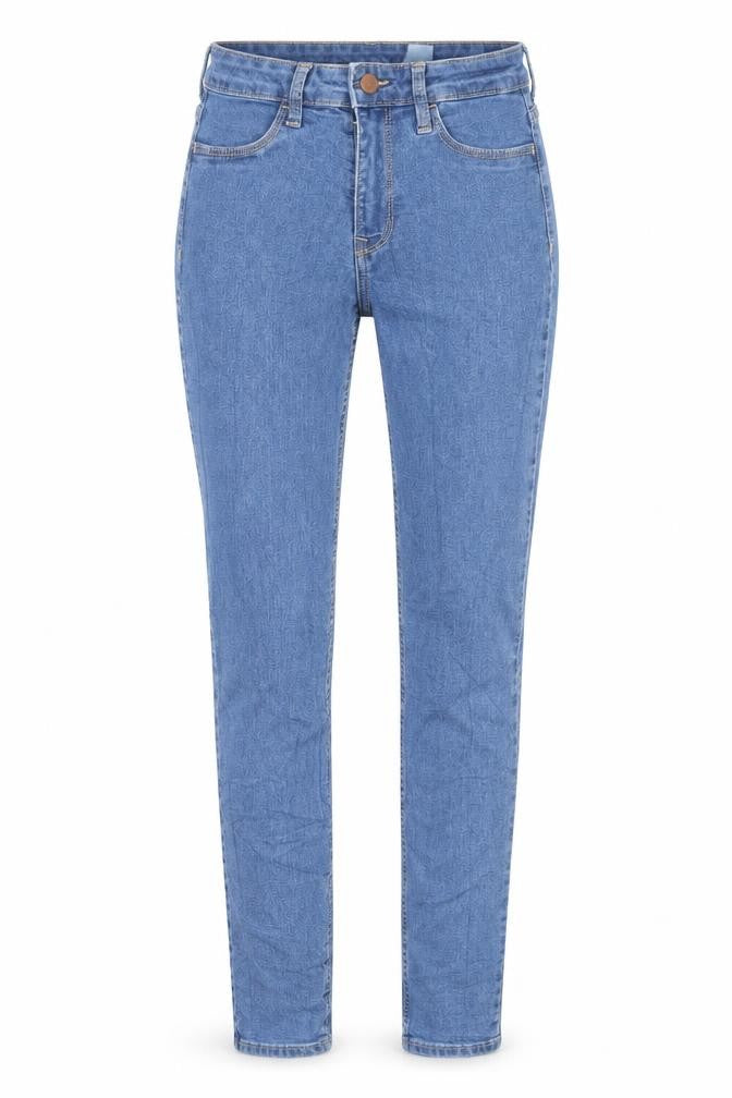 H&M Womens Blue Cotton Skinny Jeans Size 26 in L28 in Regular Button