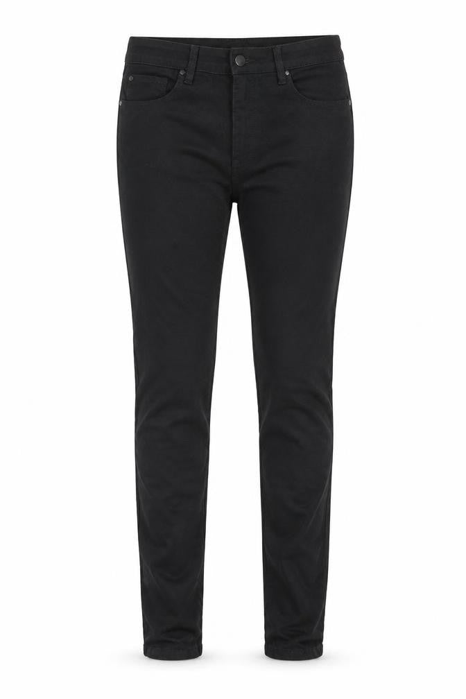 Forever New Womens Black Cotton Skinny Jeans Size 12 L28 in Regular Button