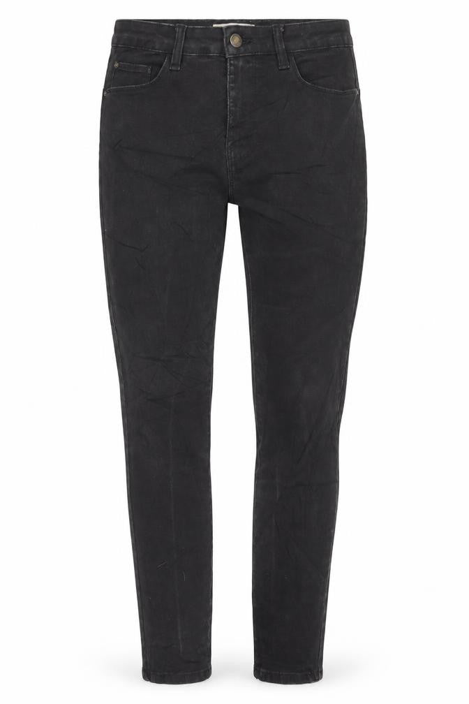 Denim & Co. Womens Black Cotton Skinny Jeans Size 12 L28 in Regular Button