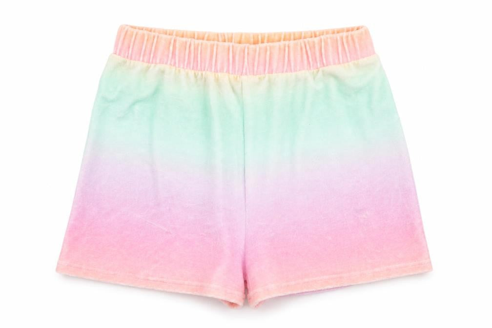 ASOS Womens Multicoloured Polyester Sweat Shorts Size 6 L3 in Regular Pull On - Ombre