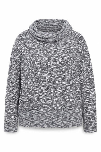Cupio Womens Blue Roll Neck Polyester Pullover Jumper Size M