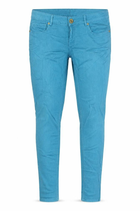 Allen Solly Womens Blue Cotton Skinny Jeans Size 28 in L30 in Regular Button