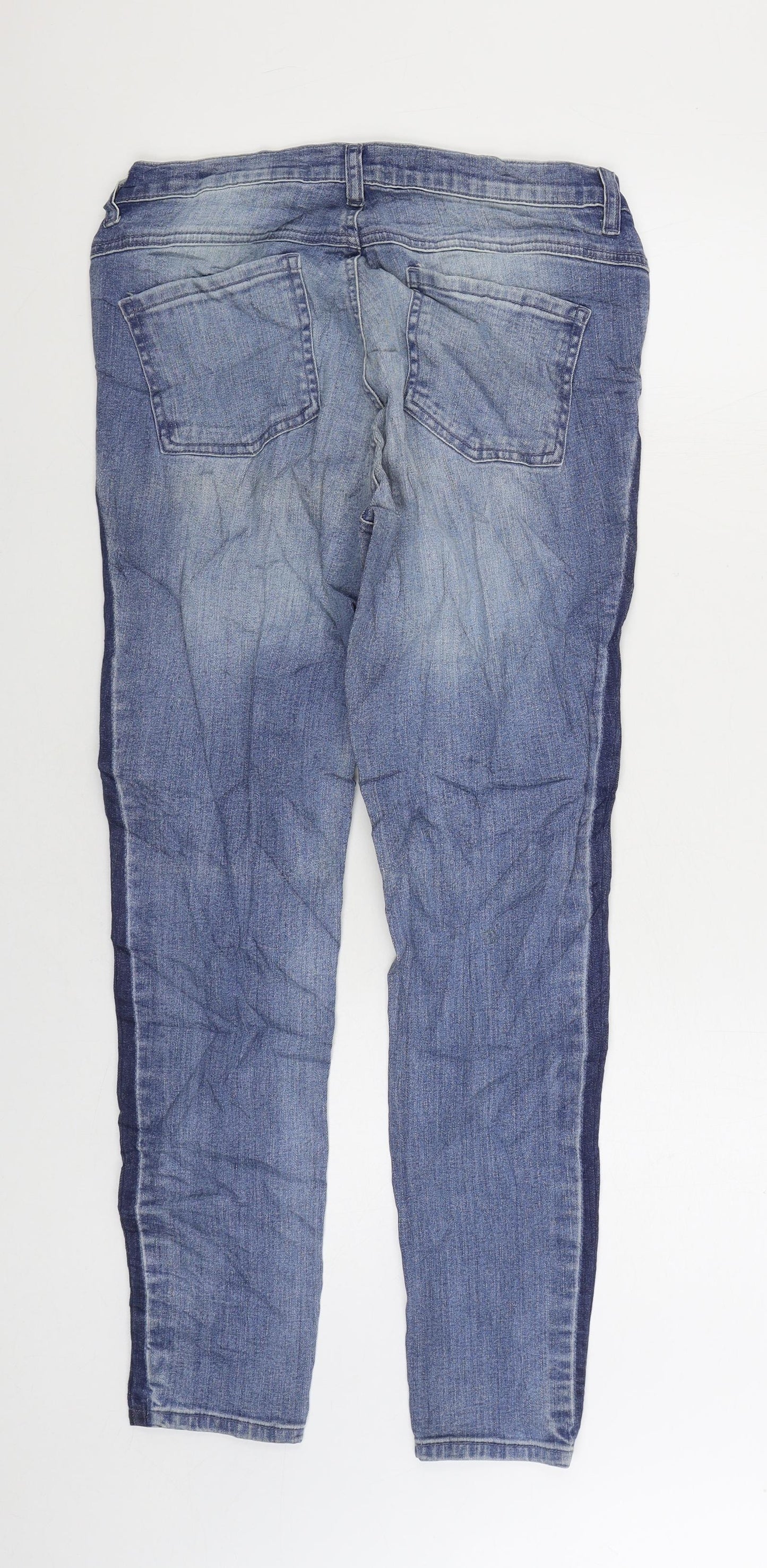 Blooming Marvelous Womens Blue Cotton Jegging Jeans Size 14 L28 in Regular