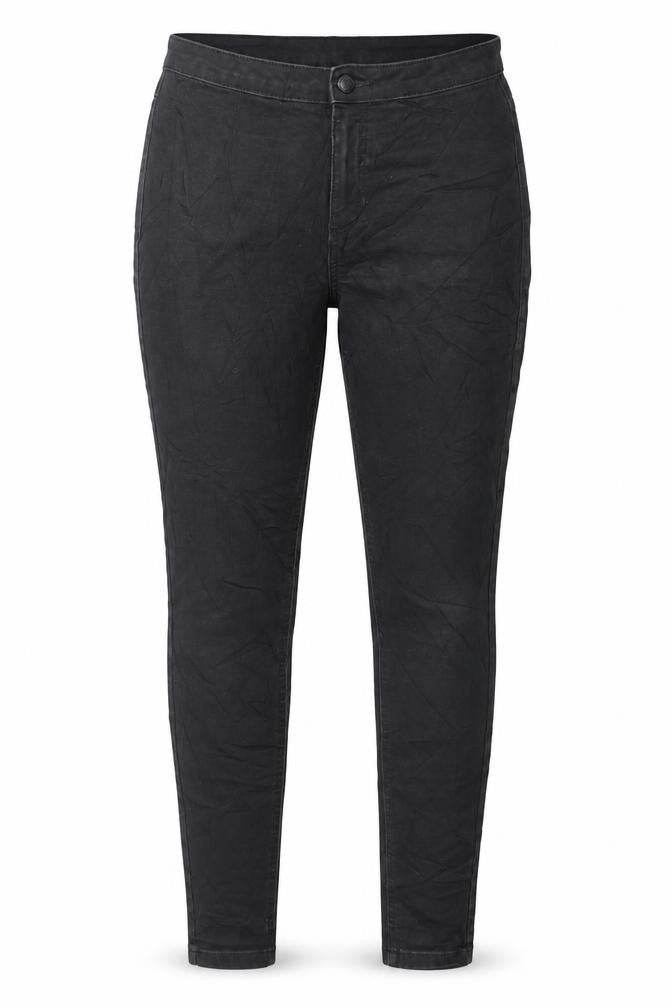 Marks & Spencer Womens Black Cotton Skinny Jeans Size 12 L30 in Regular Button