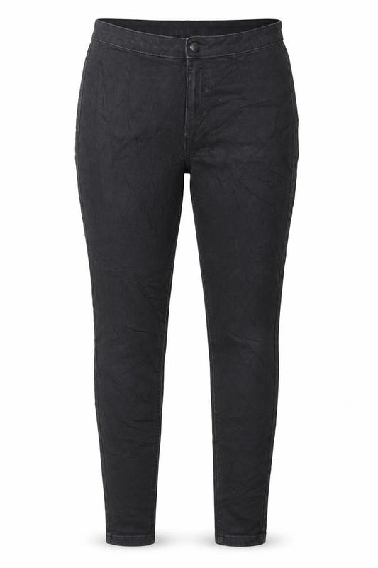 Marks & Spencer Womens Black Cotton Skinny Jeans Size 12 L30 in Regular Button