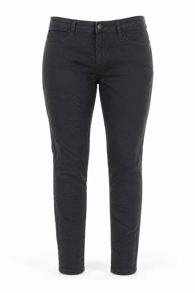 Denim & Co. Womens Black Cotton Skinny Jeans Size 12 L29 in Regular Button