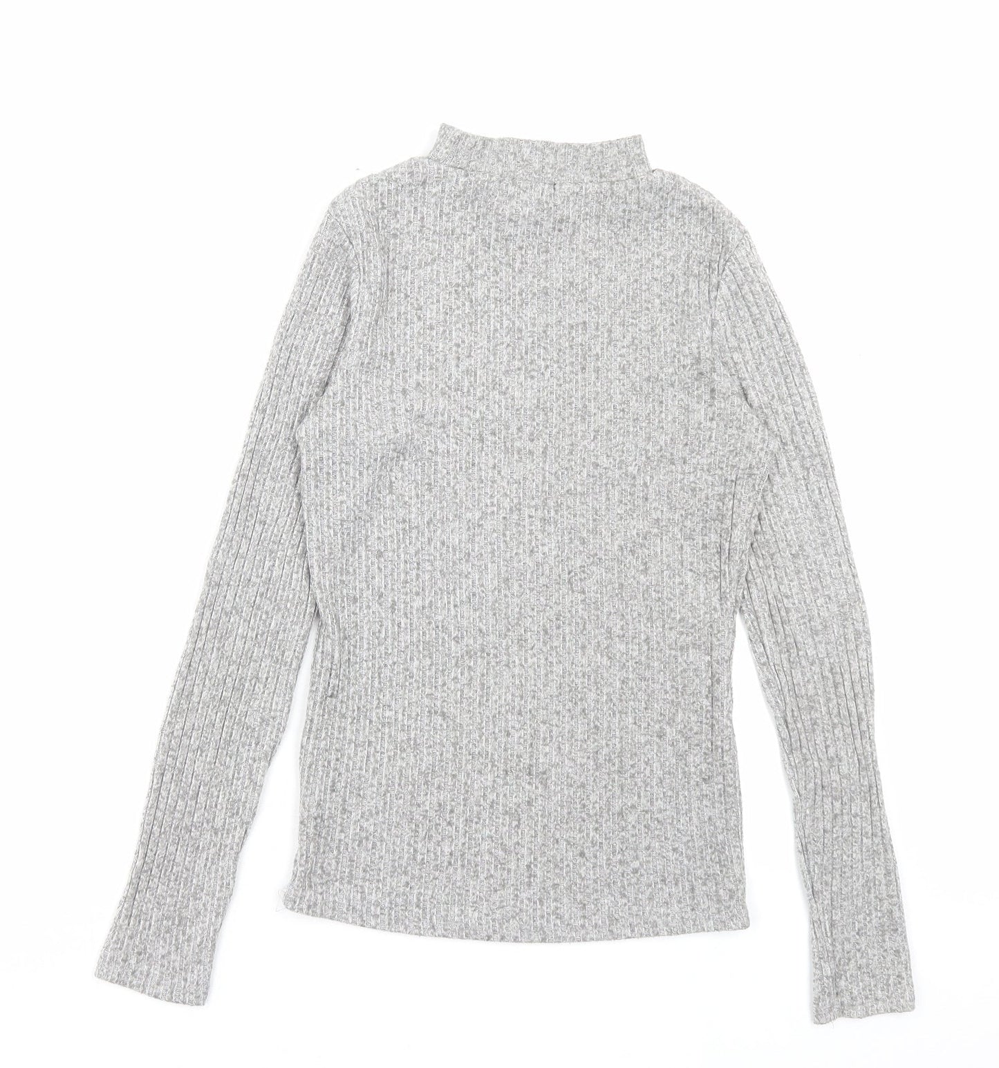 Atmosphere Womens Gold Round Neck Viscose Pullover Jumper Size 8