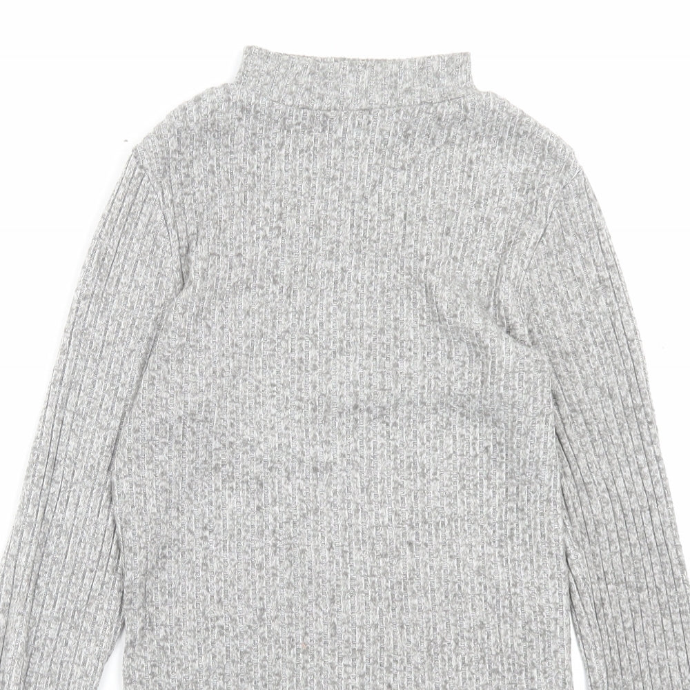 Atmosphere Womens Gold Round Neck Viscose Pullover Jumper Size 8