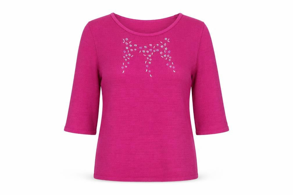 George Womens Purple Round Neck Acrylic Pullover Jumper Size 12