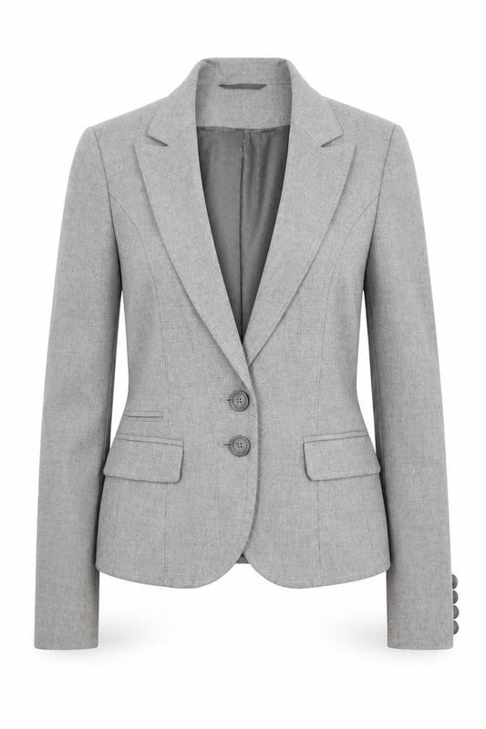 F&F Womens Grey Polyester Jacket Suit Jacket Size 10