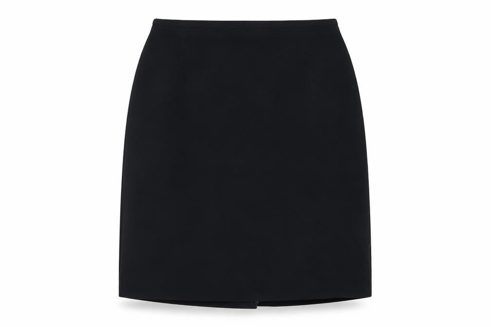 Kasper Womens Blue Polyester Mini Skirt Size 8 Zip