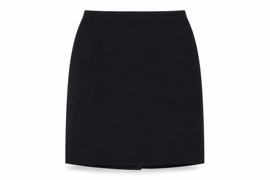 Kasper Womens Blue Polyester Mini Skirt Size 8 Zip