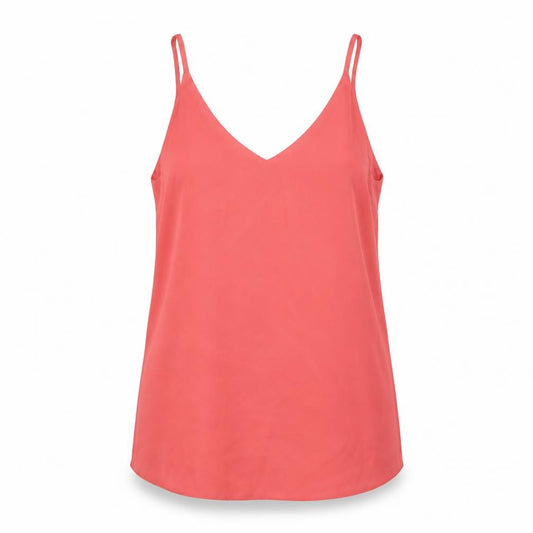 F&F Womens Pink Polyester Camisole Tank Size 6 V-Neck