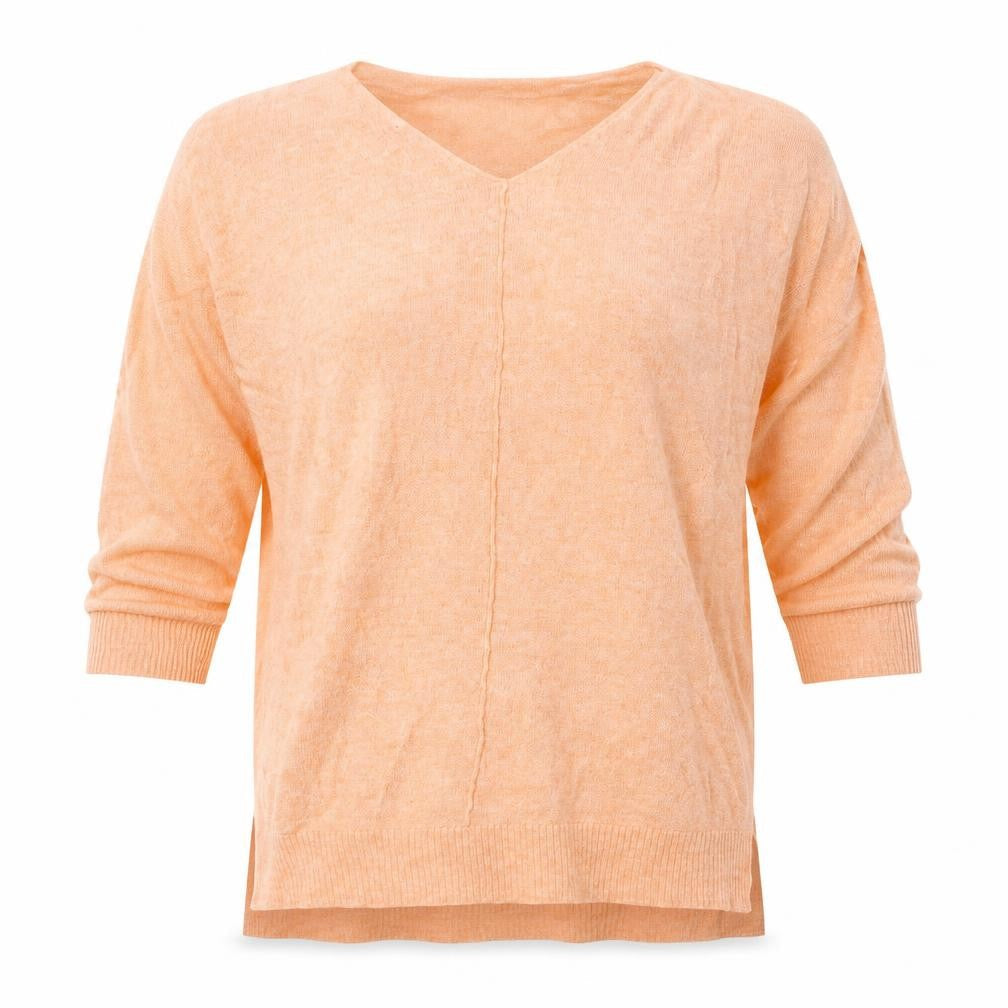 Atmosphere Womens Pink V-Neck Viscose Pullover Jumper Size XS