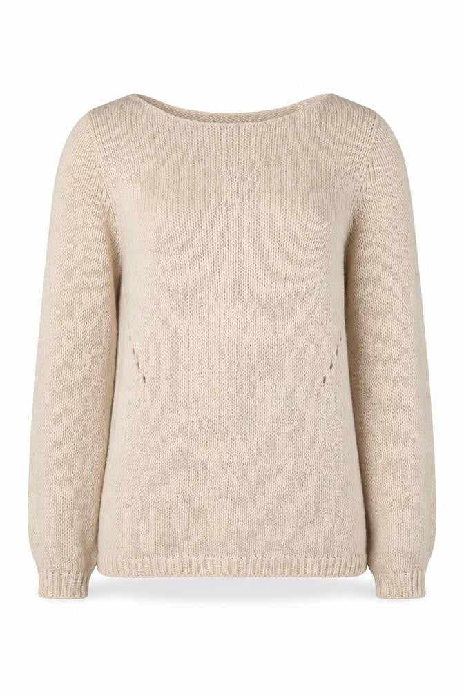 George Womens Pink Boat Neck Acrylic Pullover Jumper Size 8