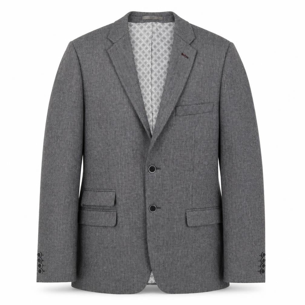 Racing Green Mens Grey Wool Jacket Suit Jacket Size 42