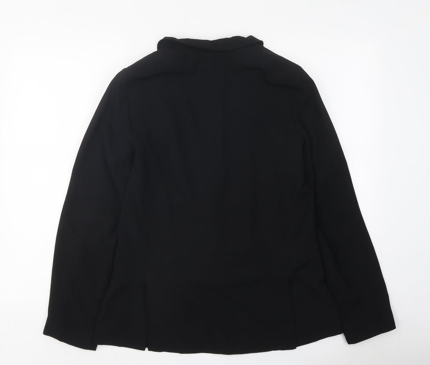New Look Womens Black Jacket Blazer Size 10 Button