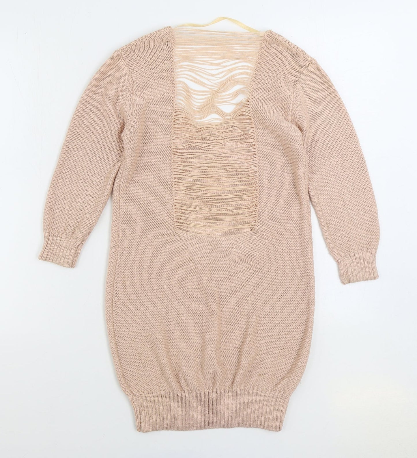Atmosphere Womens Pink Scoop Neck Acrylic Pullover Jumper Size 8