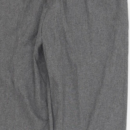 Mia Moda Womens Grey Polyester Trousers Size 18 L27 in Regular