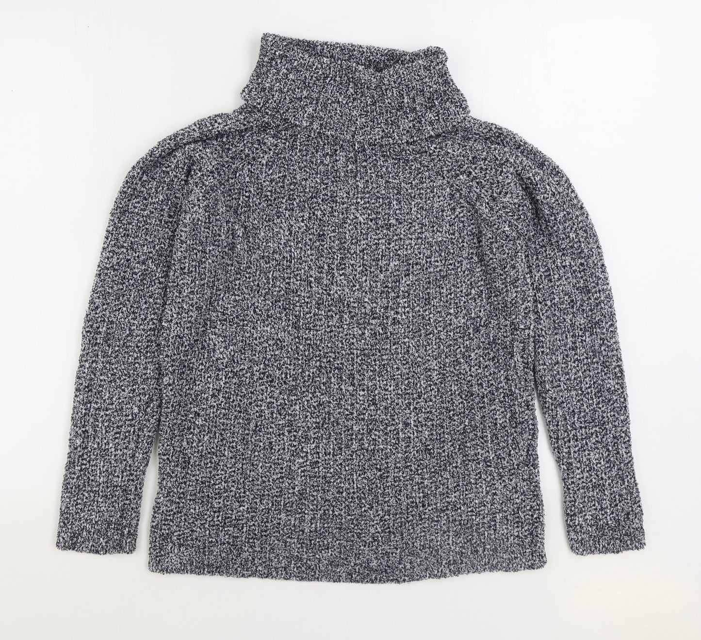 Atmosphere Womens Grey Roll Neck Viscose Pullover Jumper Size 6