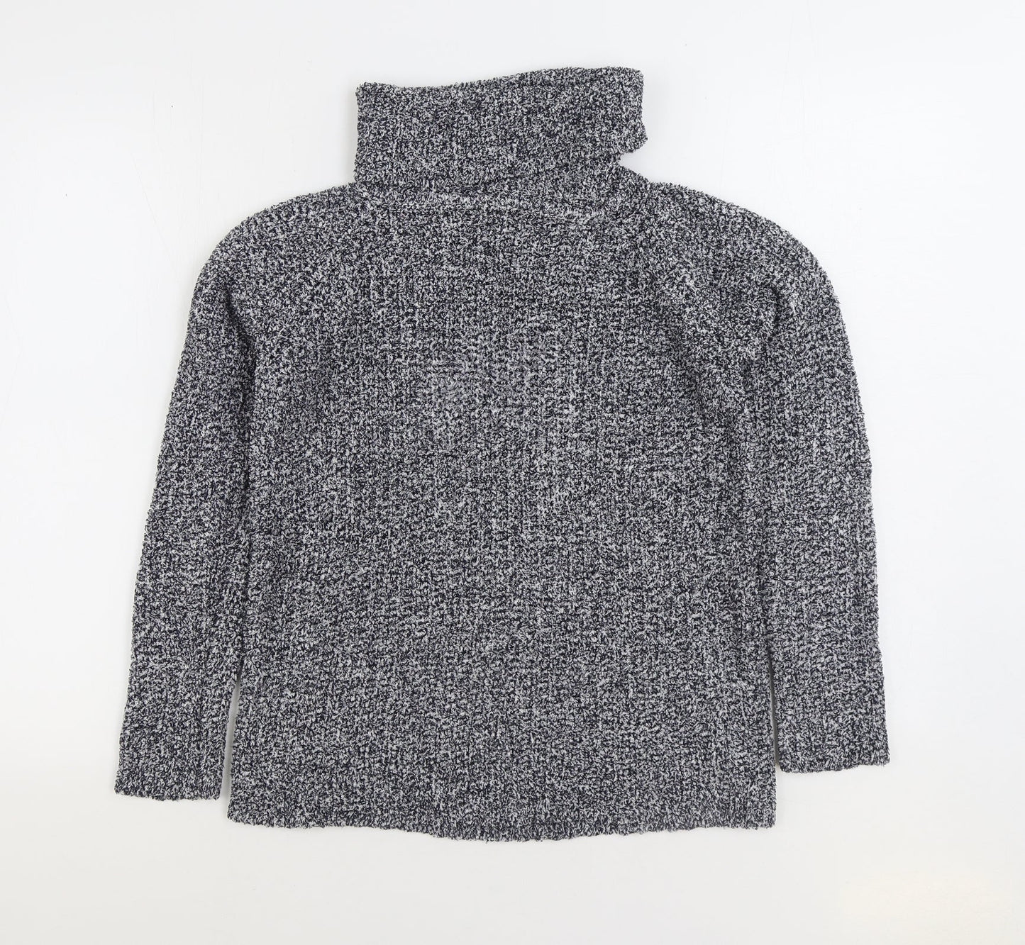 Atmosphere Womens Grey Roll Neck Viscose Pullover Jumper Size 6