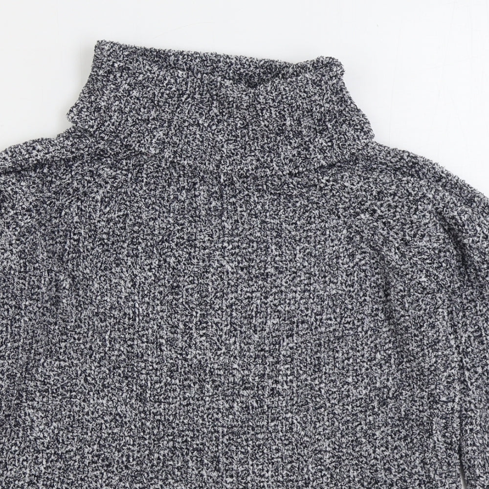 Atmosphere Womens Grey Roll Neck Viscose Pullover Jumper Size 6