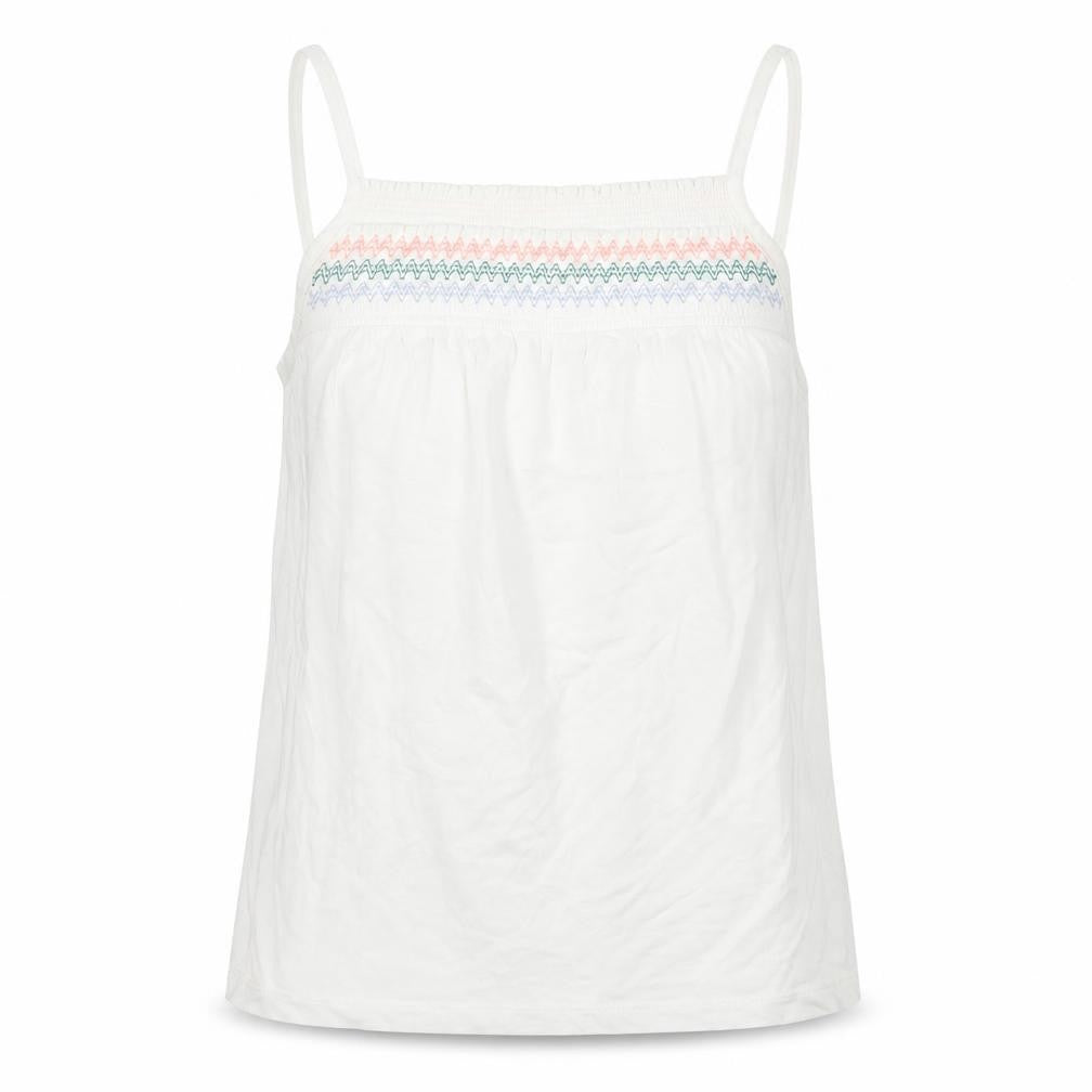 Marks & Spencer Womens White Cotton Camisole Tank Size 12 Square Neck