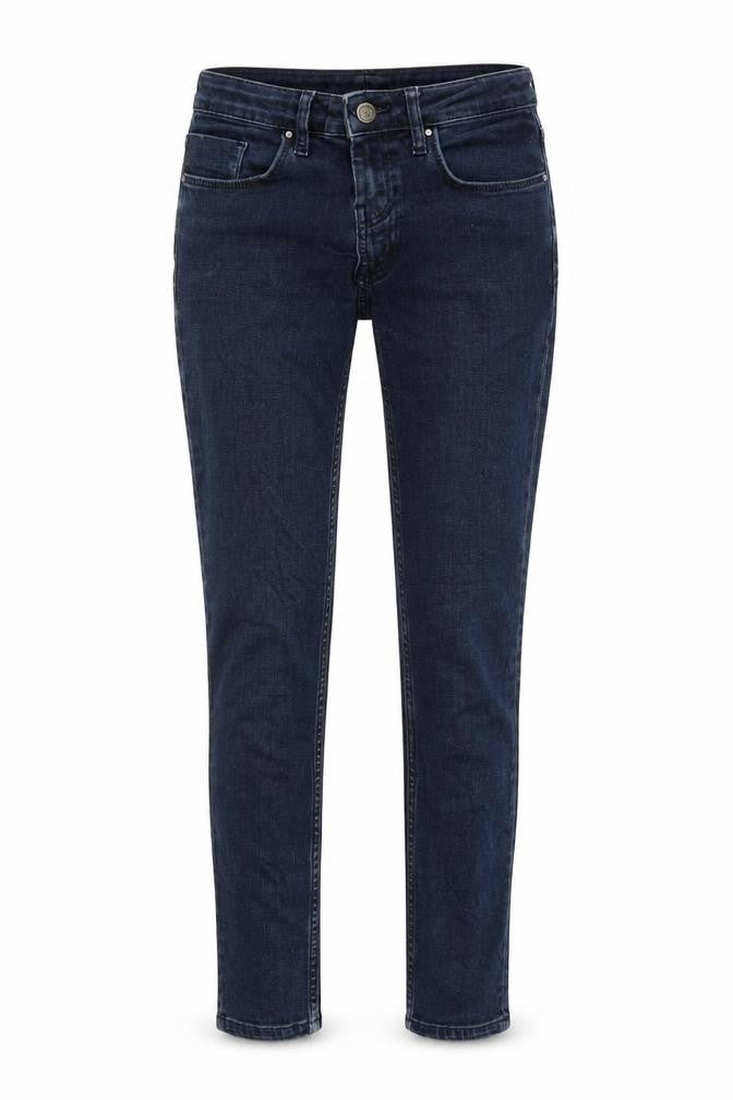 Topshop Womens Blue Cotton Skinny Jeans Size 26 in L30 in Regular Zip