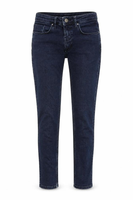 Topshop Womens Blue Cotton Skinny Jeans Size 26 in L30 in Regular Zip