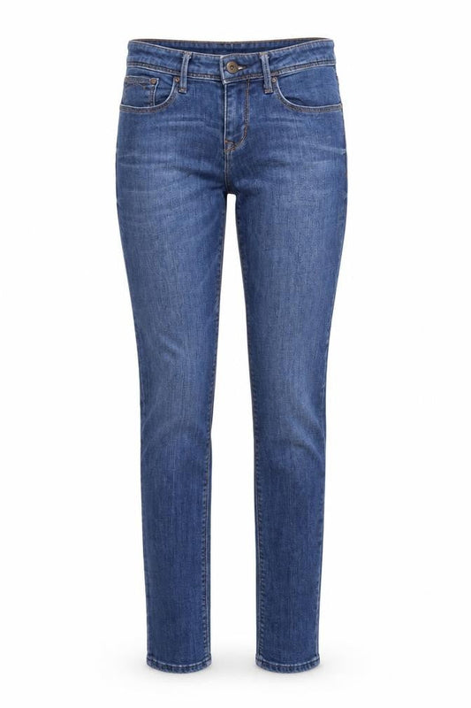 H&M Womens Blue Cotton Skinny Jeans Size 26 in L32 in Regular Zip