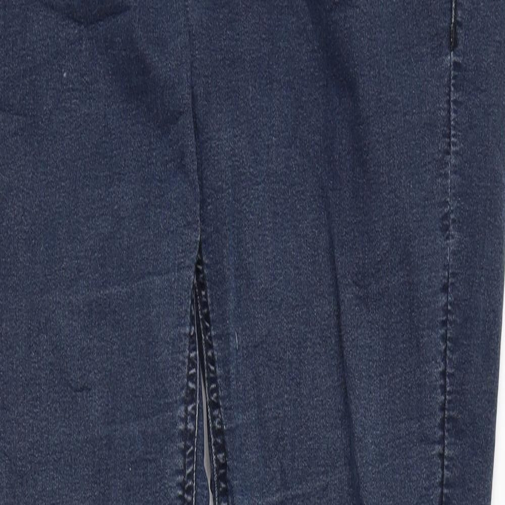 H&M Womens Blue Cotton Skinny Jeans Size 32 in L32 in Regular Zip