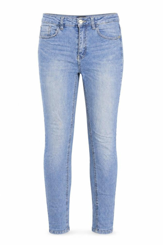 Dotti Womens Blue Cotton Skinny Jeans Size 8 L29 in Regular Zip