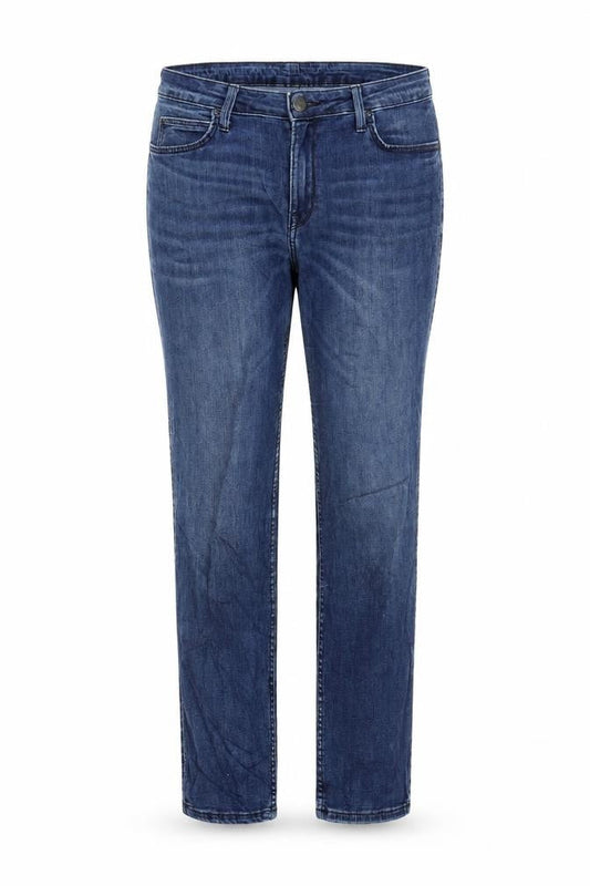 Lee Womens Blue Cotton Skinny Jeans Size 34 in L28 in Regular Zip