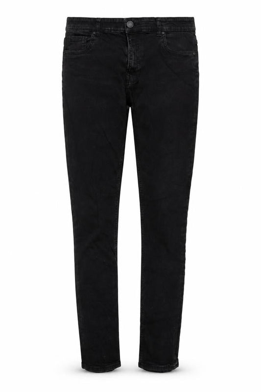 Easy Womens Black Cotton Skinny Jeans Size 36 in L34 in Regular Zip