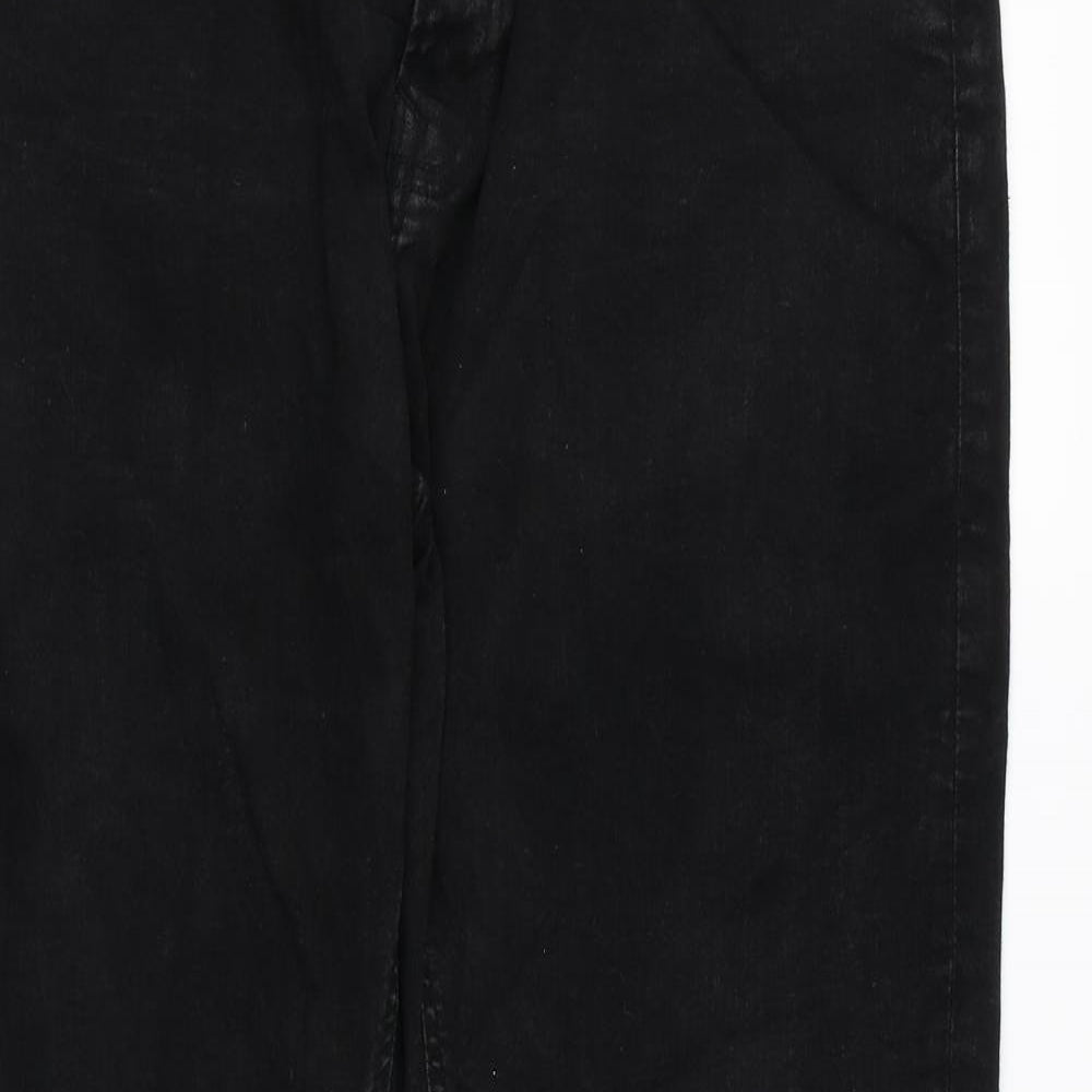 Easy Womens Black Cotton Skinny Jeans Size 36 in L34 in Regular Zip