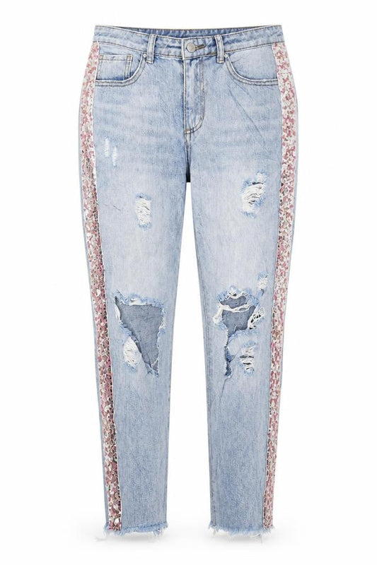 Womens Blue Cotton Skinny Jeans Size 8 L23 in Regular Zip