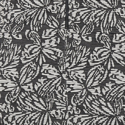 Principles Womens Black Floral Viscose Basic Blouse Size 12 Boat Neck