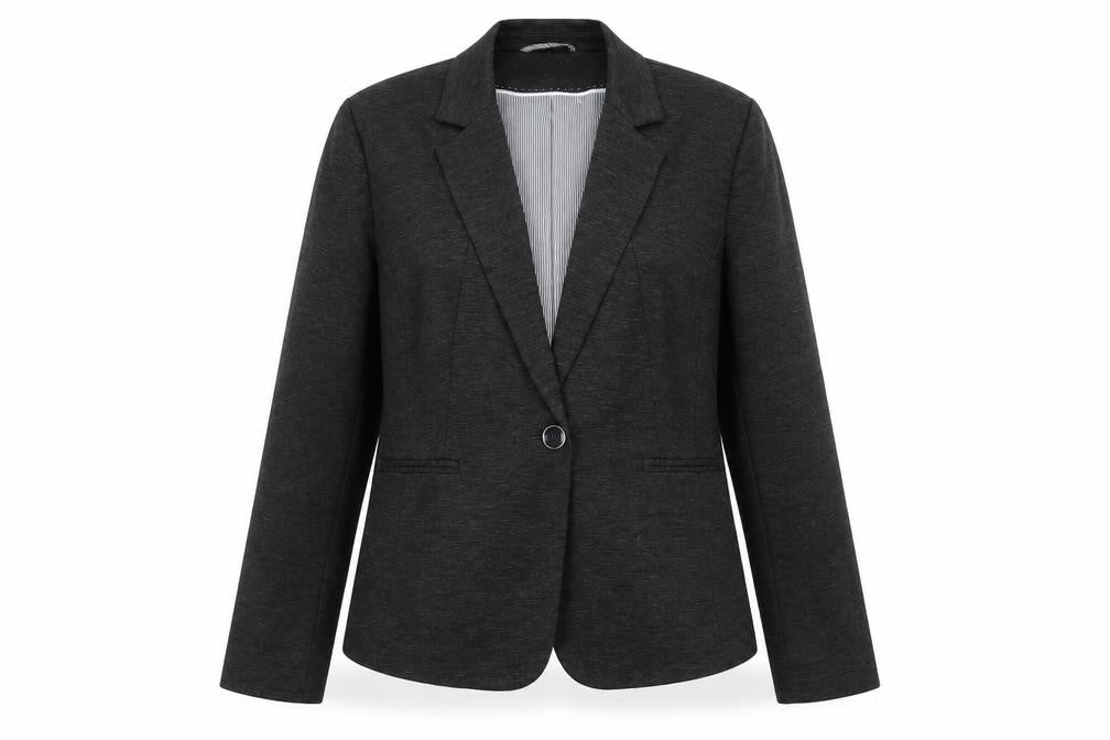 BHS Womens Grey Polyester Jacket Blazer Size 14
