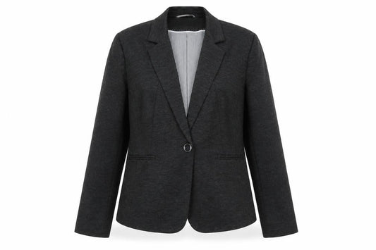 BHS Womens Grey Polyester Jacket Blazer Size 14