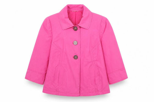 Marks & Spencer Womens Pink Jacket Size 14 Button