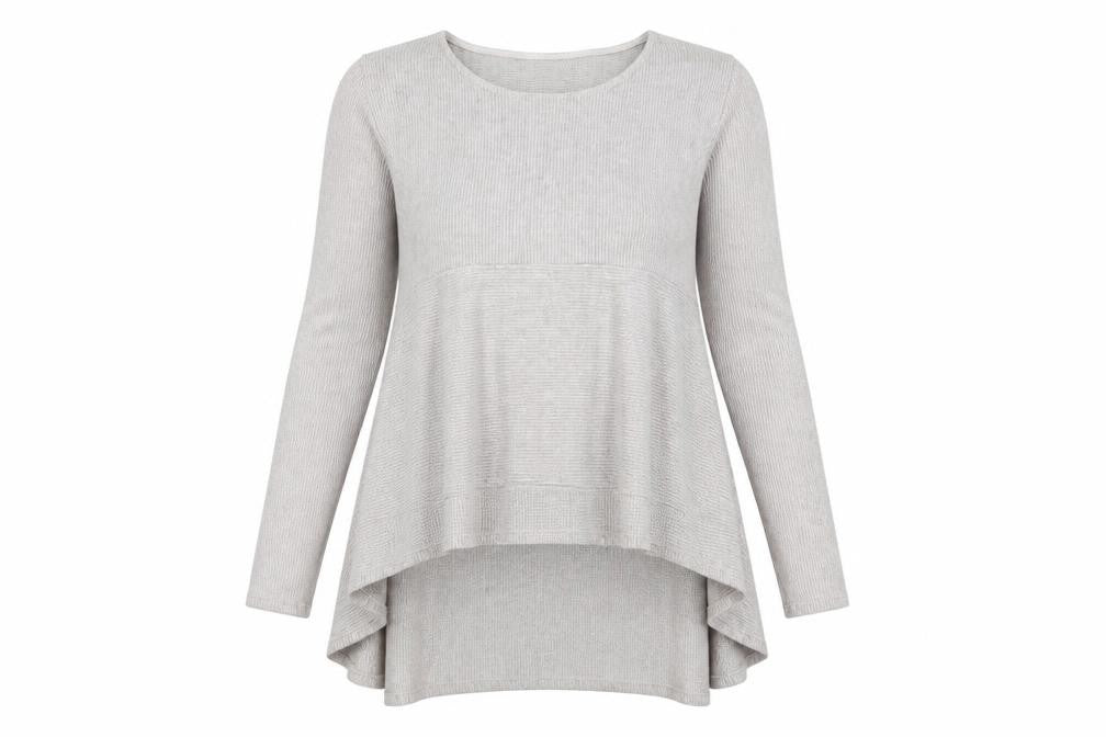 Apricot Womens Beige Round Neck Viscose Pullover Jumper Size M - Ribbed