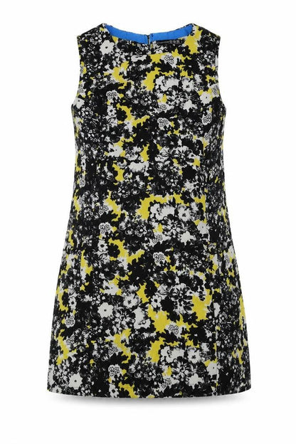 Atmosphere Womens Multicoloured Floral Polyester Shift Size 12 Boat Neck Zip