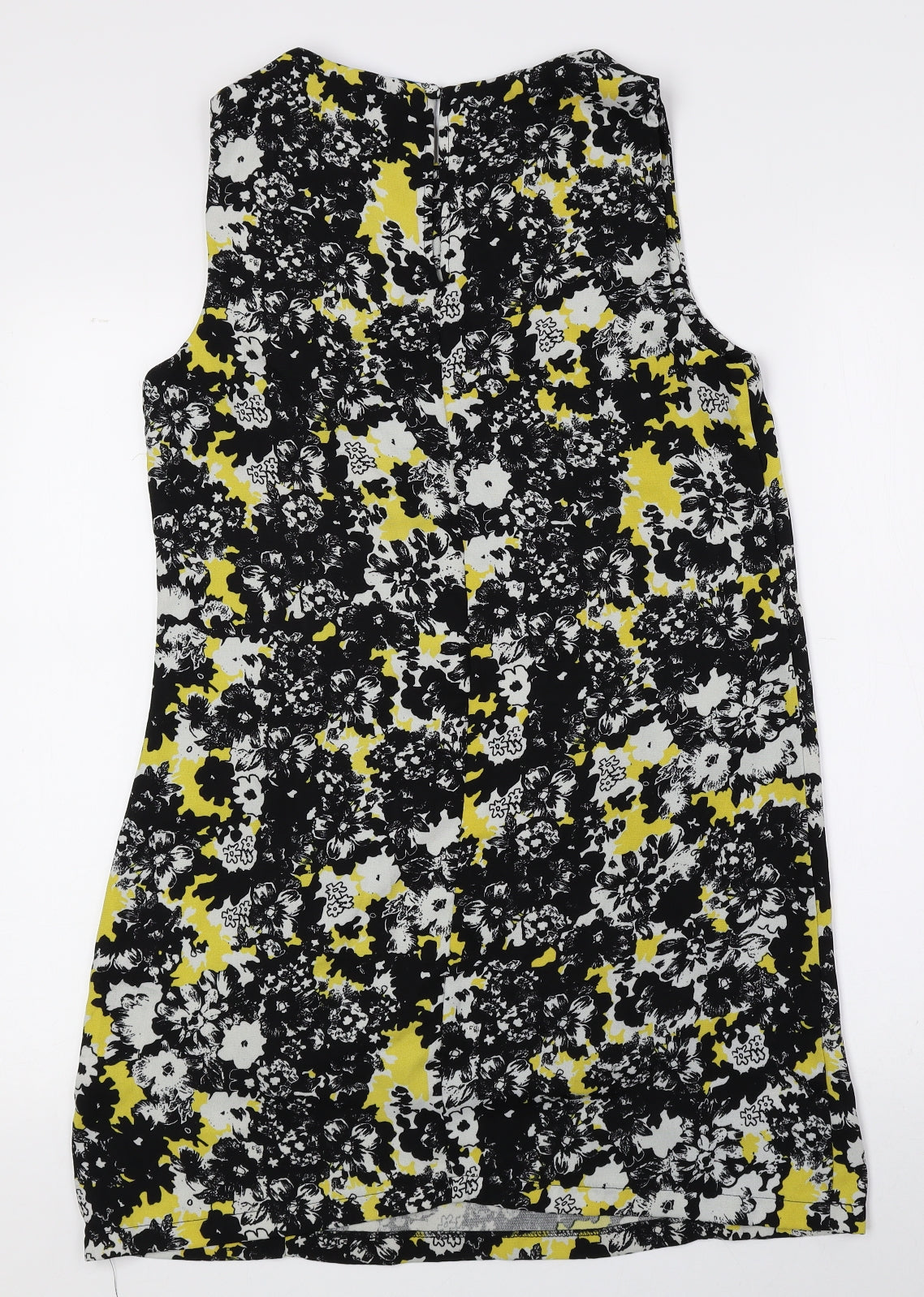 Atmosphere Womens Multicoloured Floral Polyester Shift Size 12 Boat Neck Zip