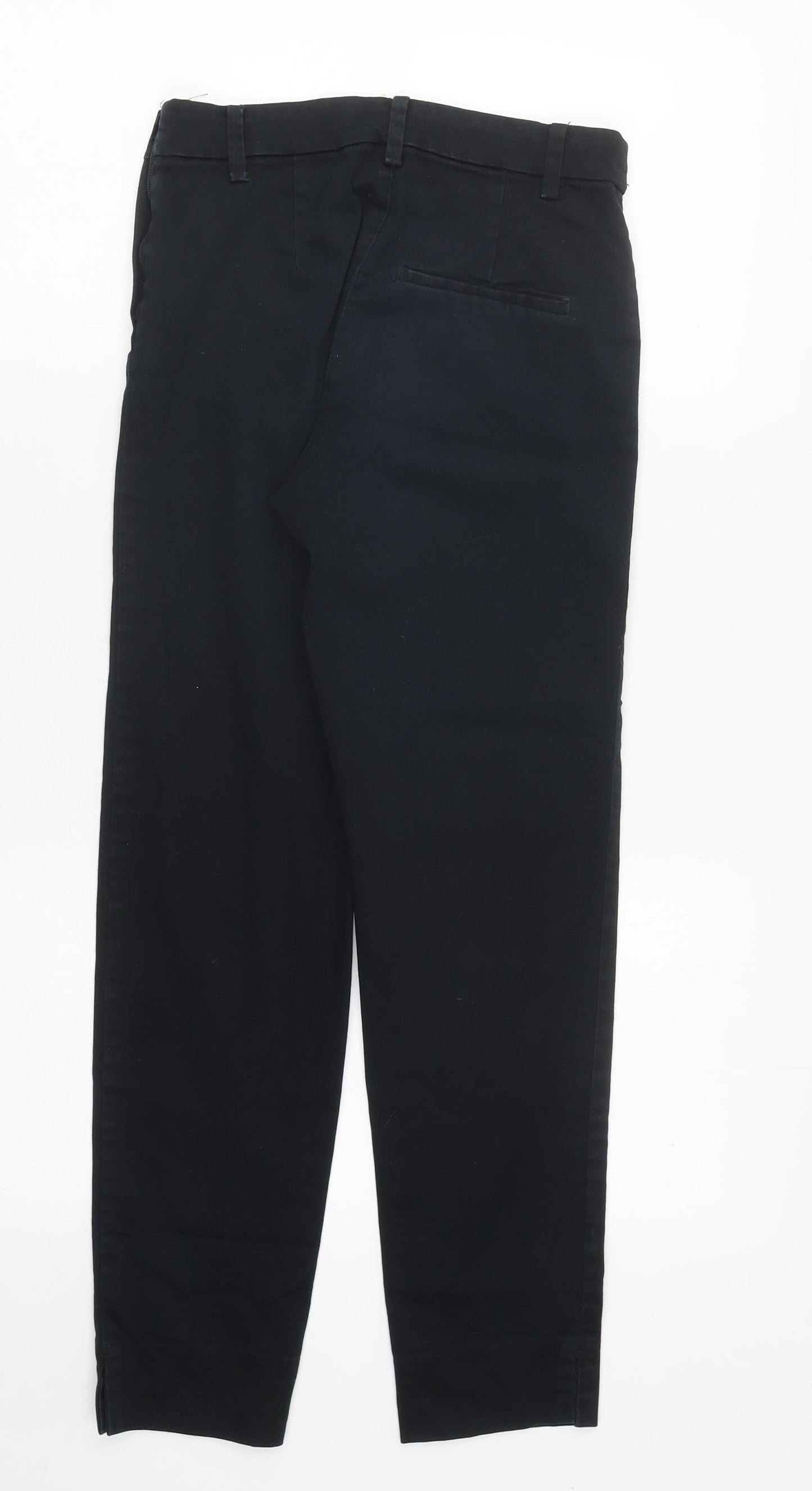 H&M Womens Black Cotton Jegging Jeans Size 4 L29 in Regular Zip