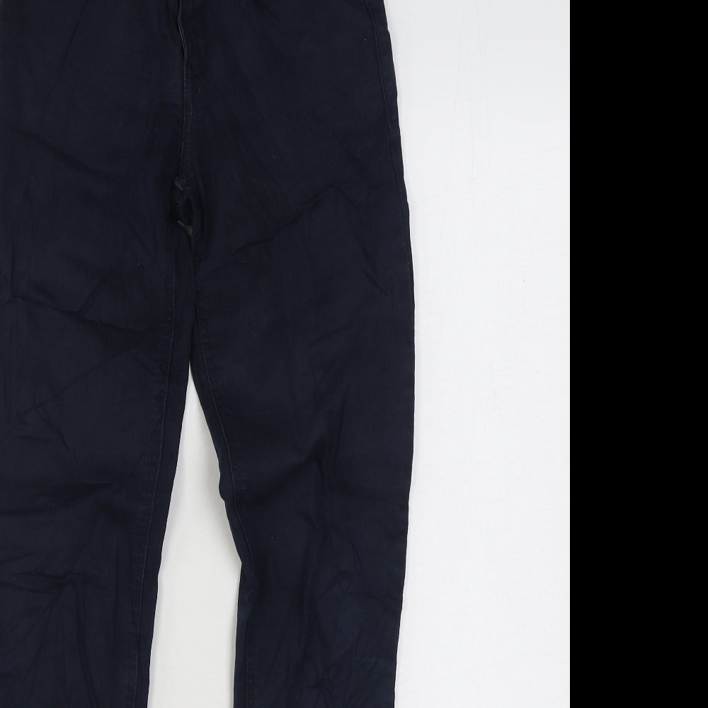 MNG Womens Blue Cotton Skinny Jeans Size 6 L30 in Regular Zip