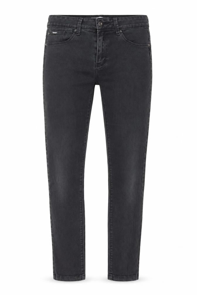 paper & stitch Mens Grey Cotton Skinny Jeans Size 32 in L30 in Regular Button