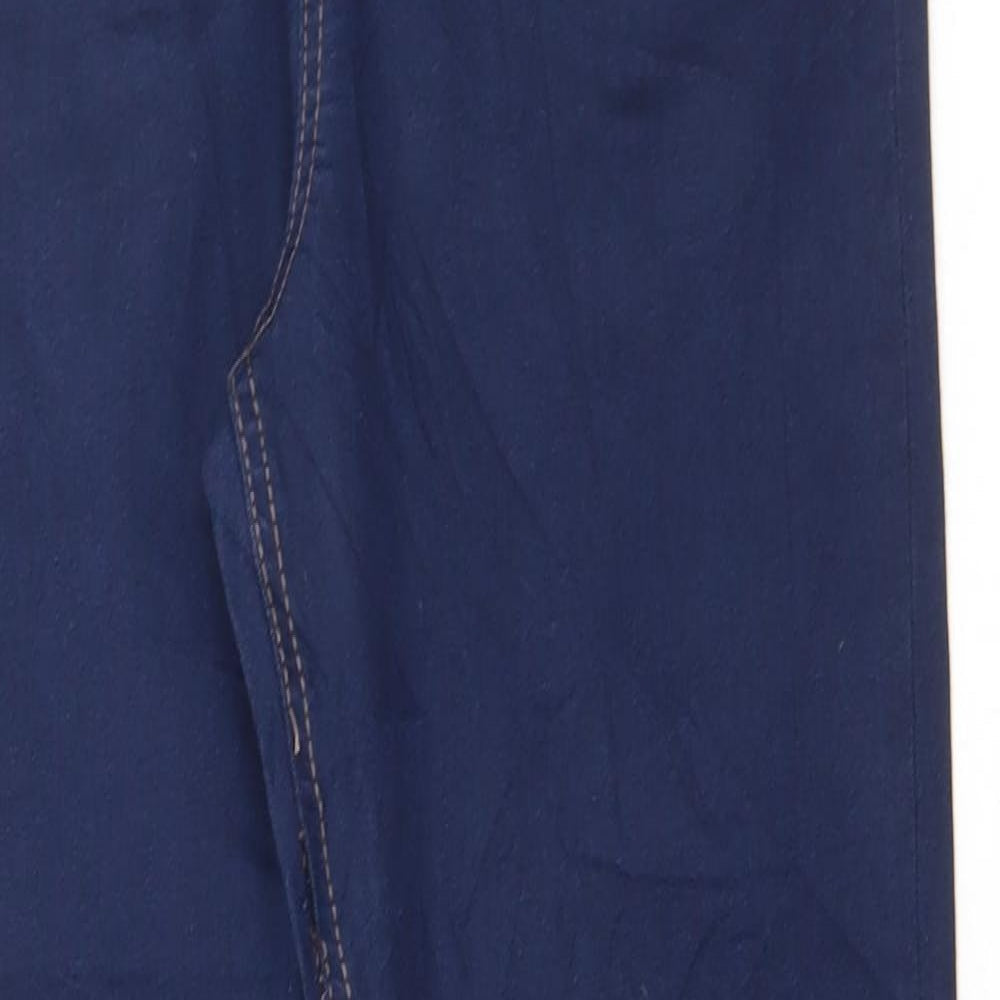 Marks and Spencer Womens Blue Cotton Jegging Jeans Size 12 L27 in Regular